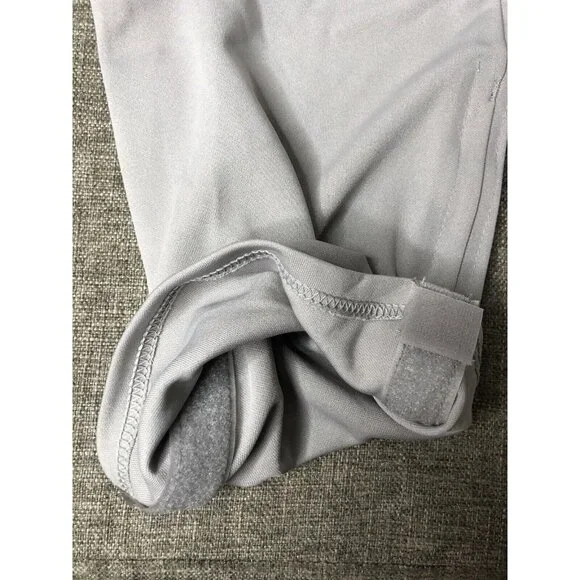 Alleson Athletic Mens Baseball Pants Size Small Red Stripe Open Bottom - Picture 3 of 5